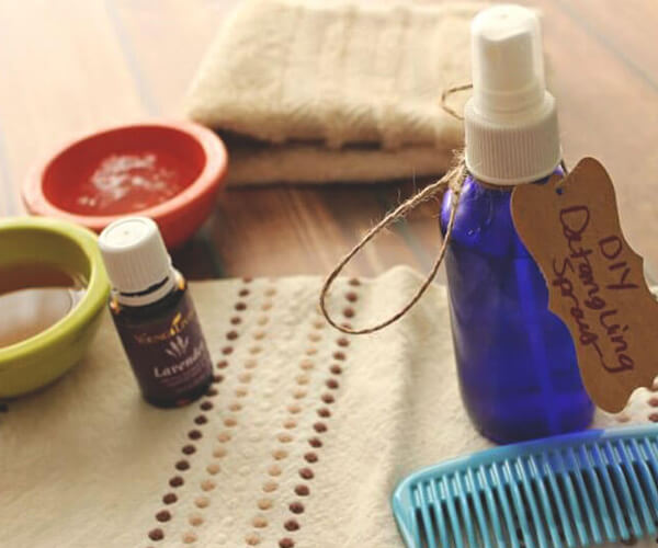 DIY Hair Detangler for Sensitive Scalps
