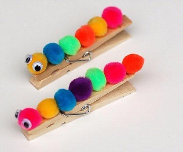Clothespin Caterpillar