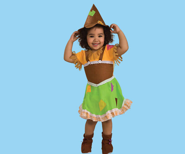Toddler diy scarecrow princess costume
