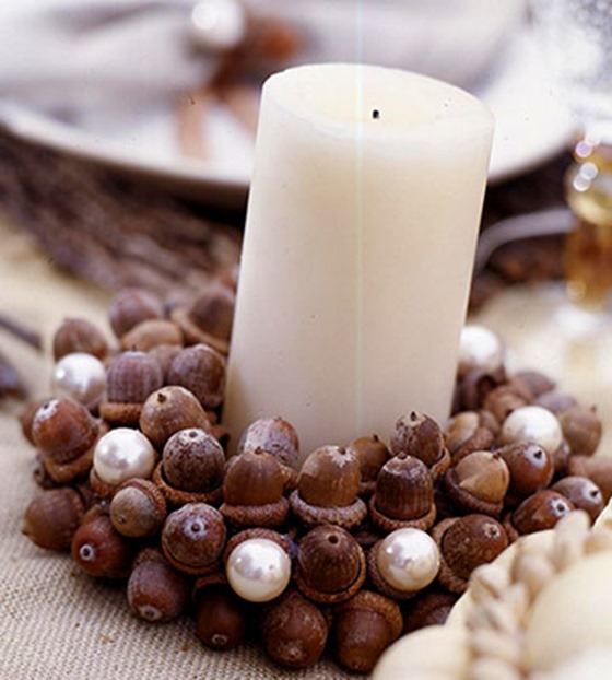 acorn candle holder acorn crafts