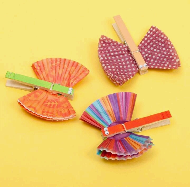 butterfly clothespin crafts for kids