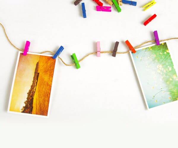 Clothespin Picture Line